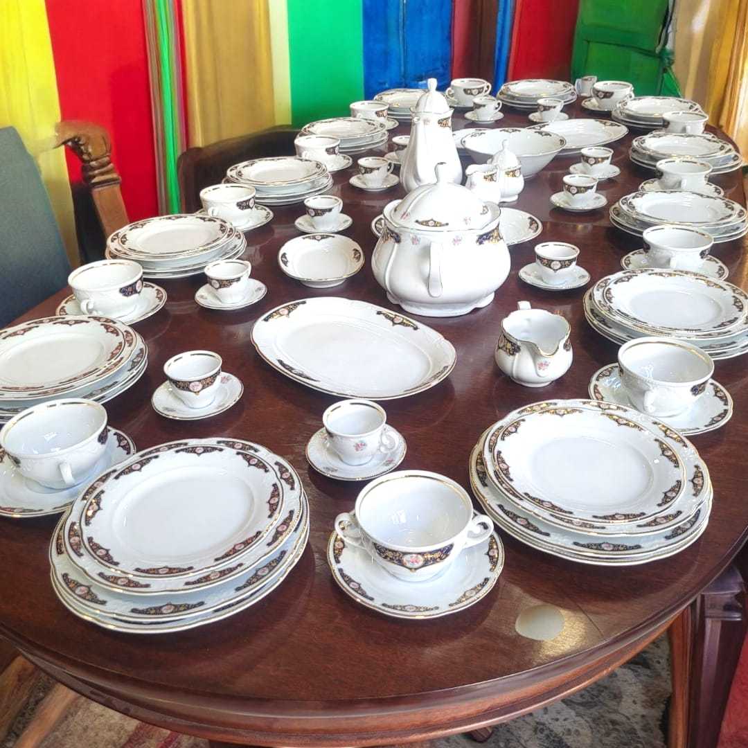 Vajilla de Bavaria, porcelana alemana – Juego completo de 107 piezas