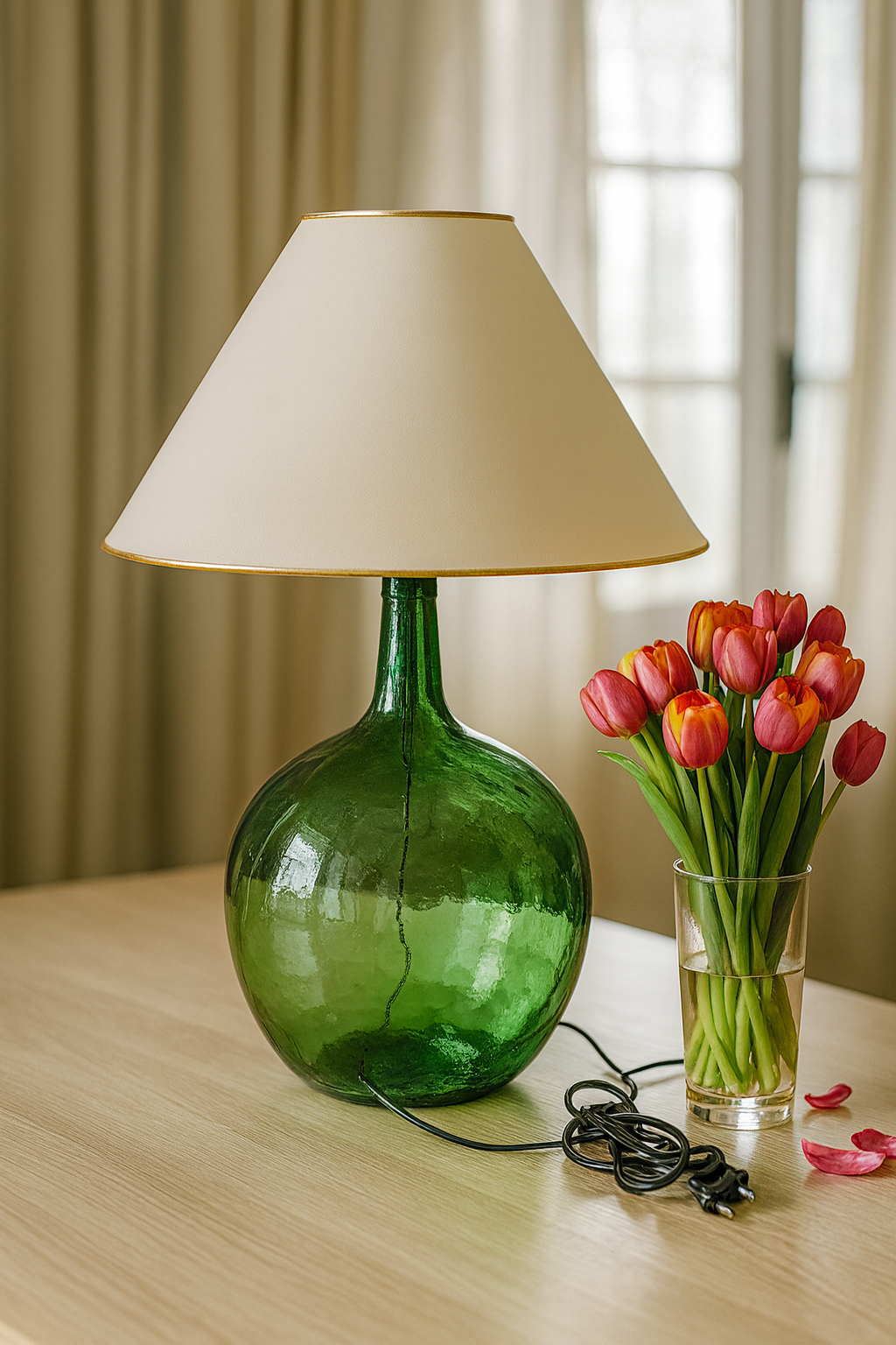 Lámparas damajuana: decoración vintage única y en tendencia