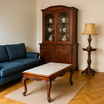 ofrecemos una selección exclusiva de muebles antiguos restaurados con mimo, listos para dar personalidad a tu hogar. Cada pieza es única, irrepetible y disponible por tiempo limitado .