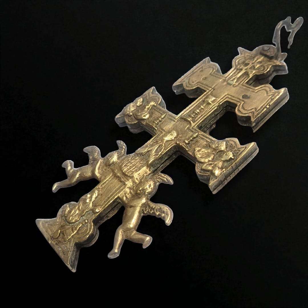 Detalle de Cristo crucificado en la Cruz de Caravaca