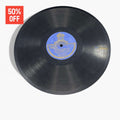 Disco de pizarra con grabación de Fandangos Jazz, parte del lote decorativo de 10 discos antiguos con 50% de descuento.