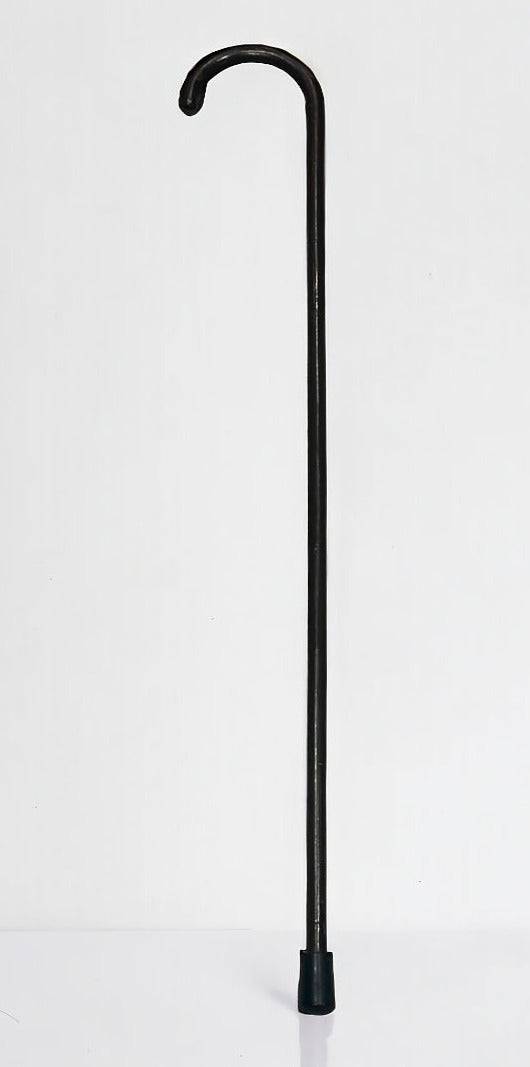 Bastón Curvado de madera con empuñadura ergonómica y contera de goma para mayor seguridad. Ideal para caminar con estabilidad y comodidad.