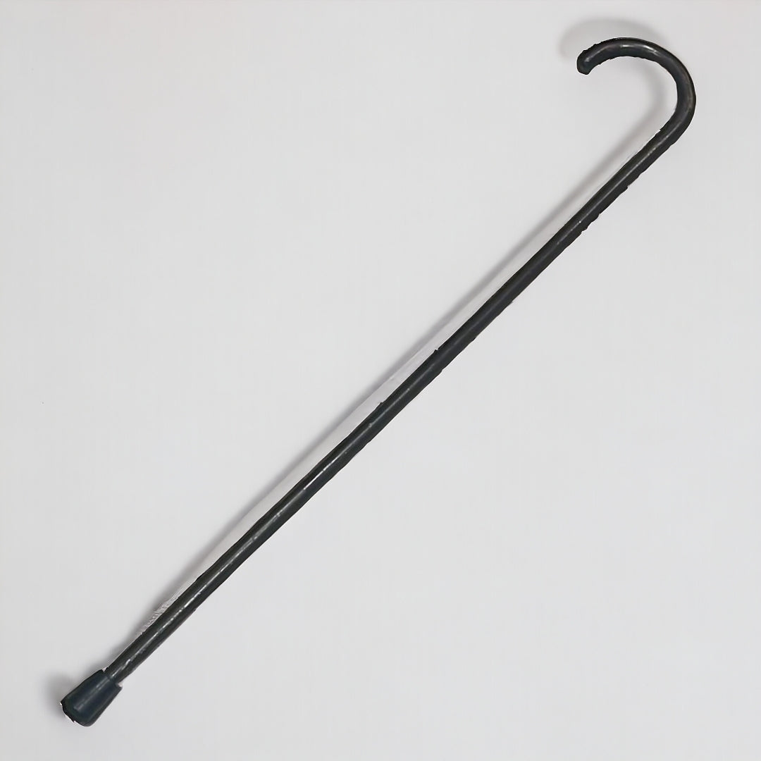 Bastón Curvado de madera con empuñadura ergonómica y contera de goma para mayor seguridad. Ideal para caminar con estabilidad y comodidad.