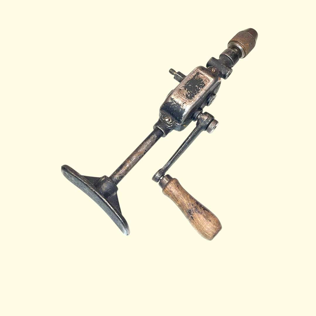 Berbiquí manual de dos velocidades para decoración en hogar y jardín