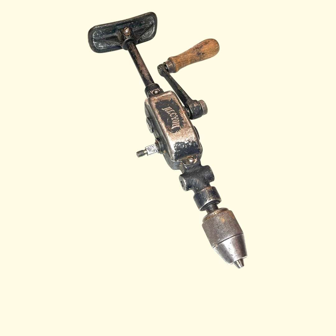 Berbiquí manual de dos velocidades para decoración en hogar y jardín