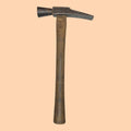 
Este martillo de tachuelas presenta una estructura tradicional formada por cabeza de acero forjado y mango de madera maciza, una combinación que garantiza equilibrio, control y resistencia durante su uso.