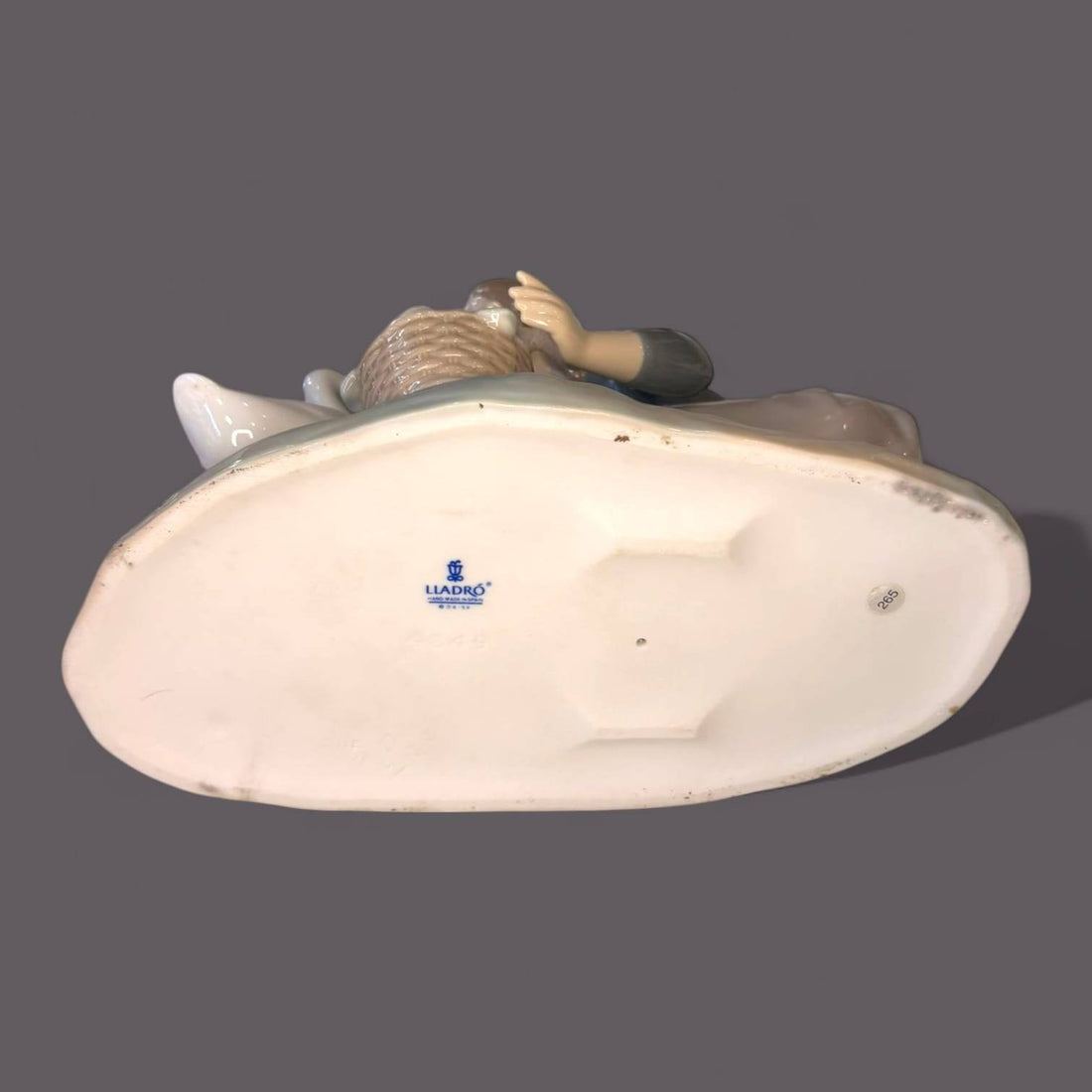 Figura Lladró Comida para Patos porcelana antigua decoración elegante