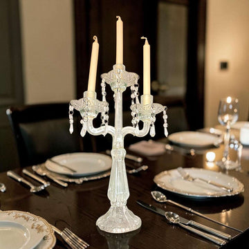 Candelabro de cristal antiguo | iluminación tradicional