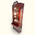 Vitrina esquinera de caoba con puerta de cristal - Cositas Antiguas – La Guadaña, Anticuarios Online en Jerez , vender antigüedades, muebles antiguos