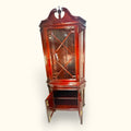 Vitrina esquinera de caoba con puerta de cristal - Cositas Antiguas – La Guadaña, Anticuarios Online en Jerez , vender antigüedades, muebles antiguos