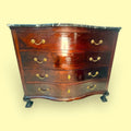 Cómoda estilo Jorge III con mármol oscuro y 4 cajones - Cositas Antiguas – La Guadaña, Anticuarios Online en Jerez , vender antigüedades, muebles antiguos