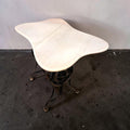 Mesa con pie de máquina de coser Wertheim y mármol - Cositas Antiguas – La Guadaña, Anticuarios Online en Jerez , vender antigüedades, muebles antiguos
