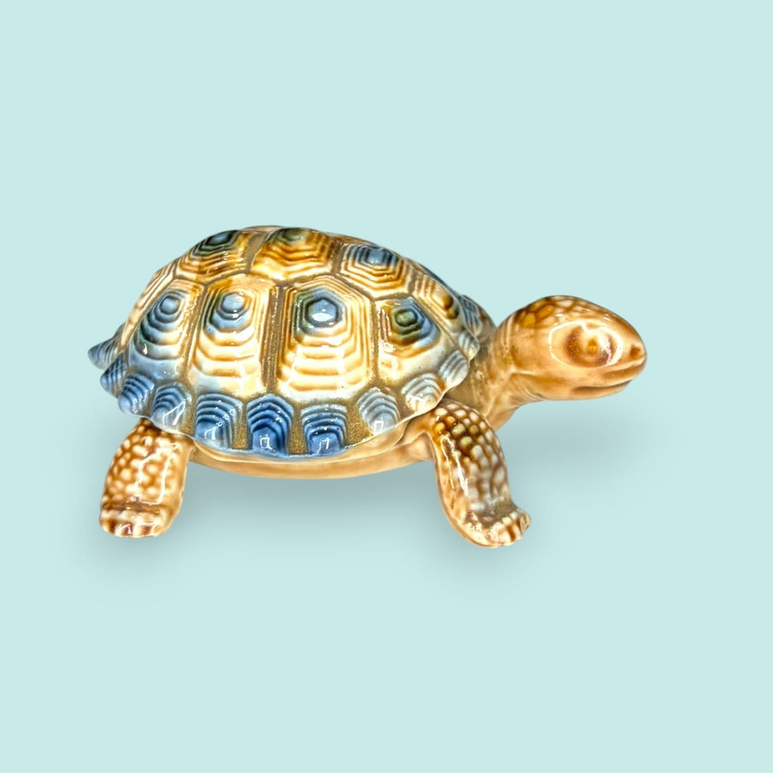 Tortuga de porcelana inglesa Wade con caparazón desmontable - Cositas Antiguas – La Guadaña, Anticuaris