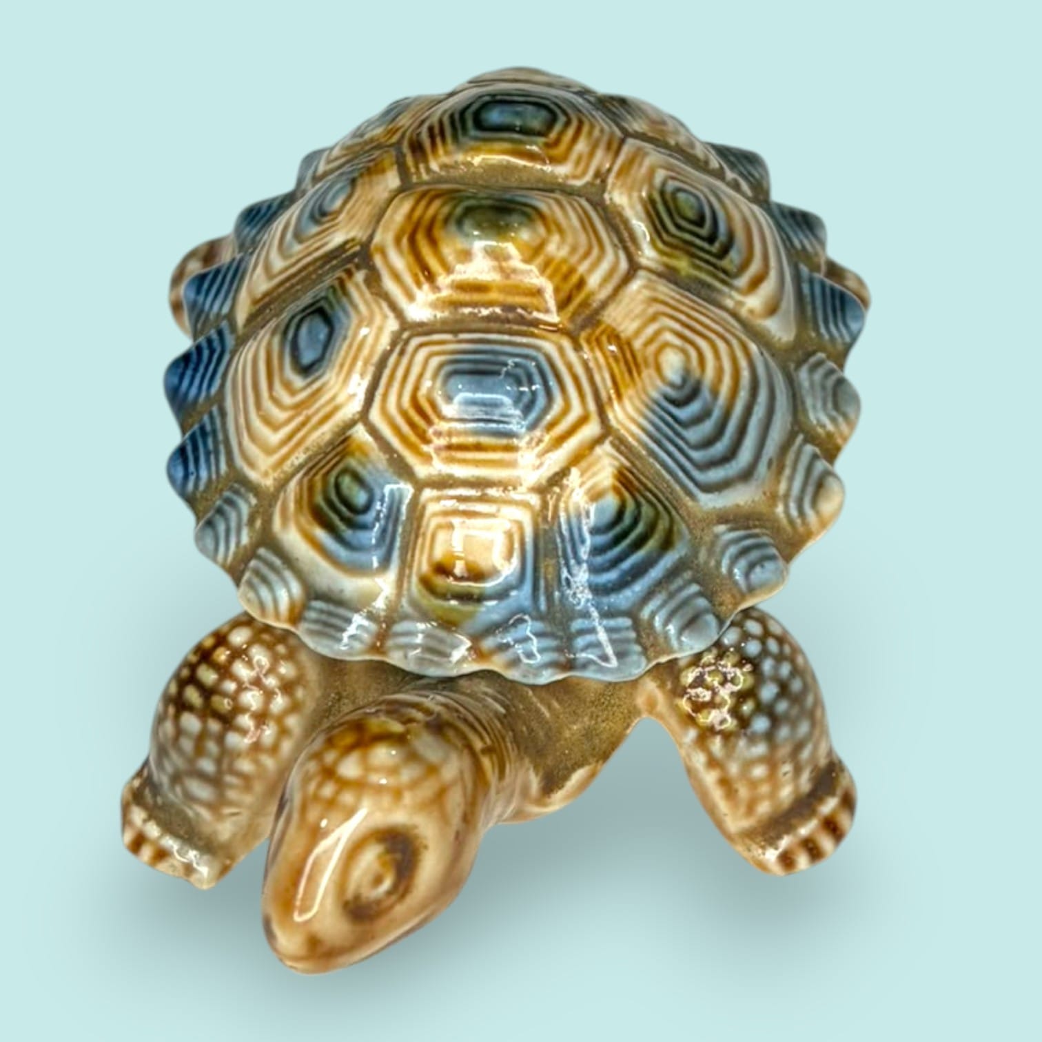 Tortuga de porcelana inglesa Wade con caparazón desmontable - Cositas Antiguas – La Guadaña, Anticuarios Online e