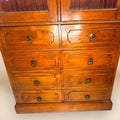 Vitrina de teca con puertas de cristal y ocho cajones - Cositas Antiguas – La Guadaña, Anticuarios Online en Jerez , vender