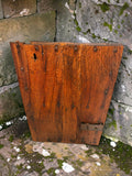 Hoja de puerta antigua de madera con cerradura y llave fija - Cositas Antiguas – La Guadaña, Anticuarios Online en Jerez , vender antigüedades, muebles antiguos
