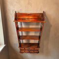 Estantería de pared de teca para libros con cuatro cajones - Cositas Antiguas – La Guadaña, Anticuarios Online en Jerez , vender antigüedades, muebles antiguos
