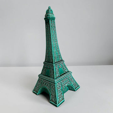 Original caja de música decorativa con forma de Torre Eiffel,