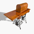 Máquina de coser Singer antigua con mesa de madera y pedal - Cositas Antiguas – La Guadaña, Anticuarios Online en Jerez , vender antigüedades, muebles antiguos