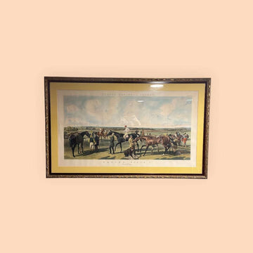 Grabado ecuestre Fores’s National Sports, aguatinta