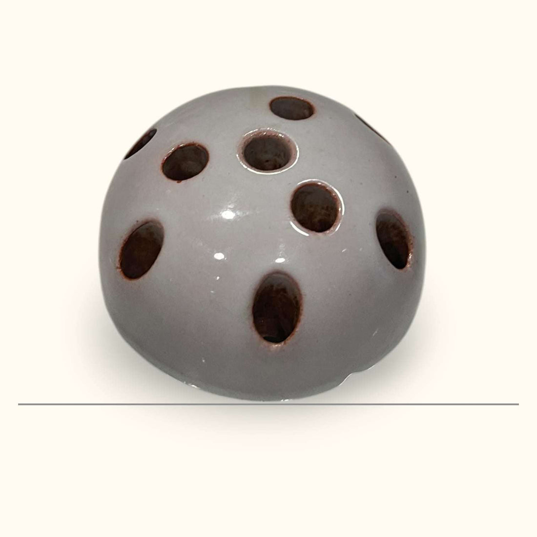 Organizador de flores cerámica esmaltada (s.XIX-XX)