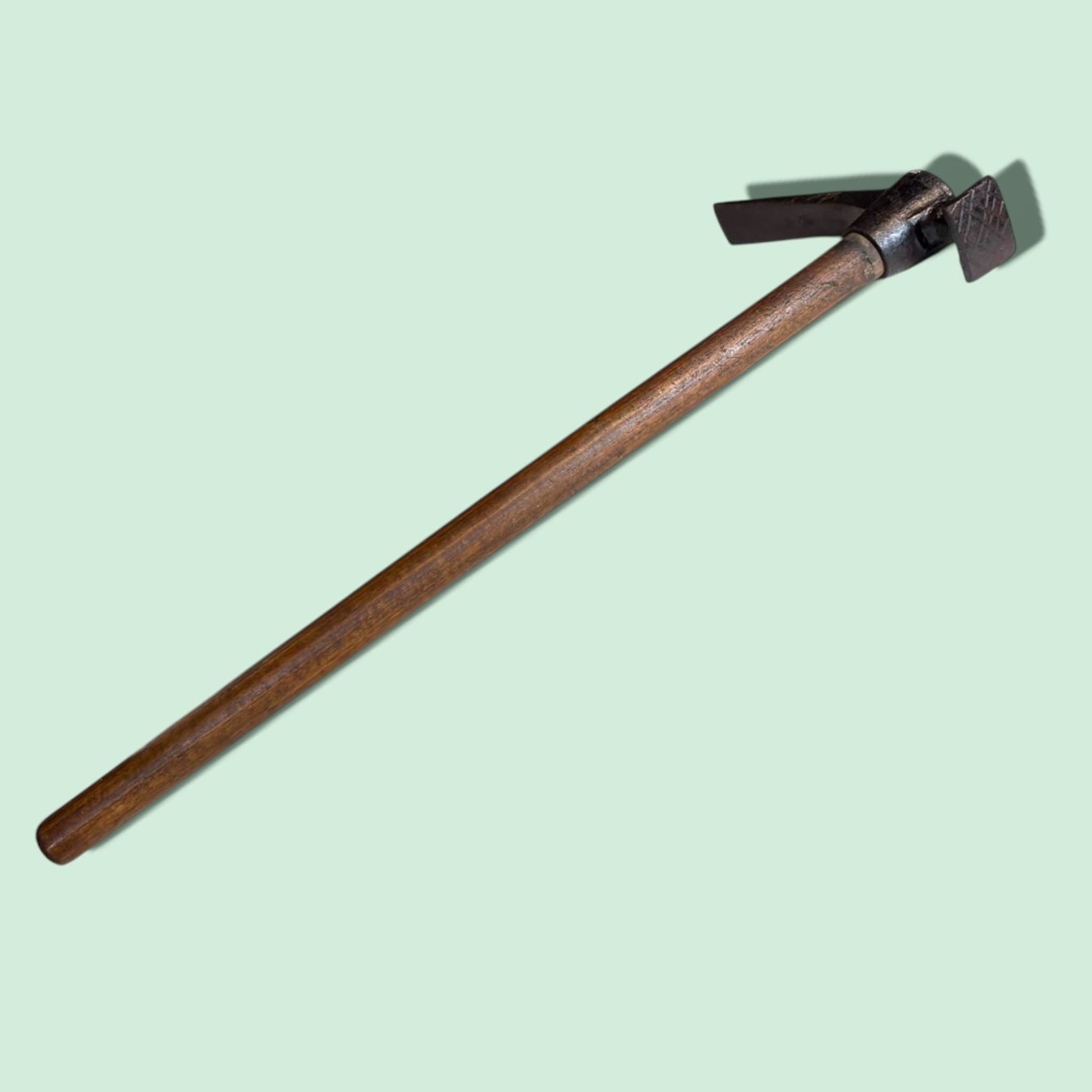 Mango de madera maciza original del Pico / Martillo antiguo.