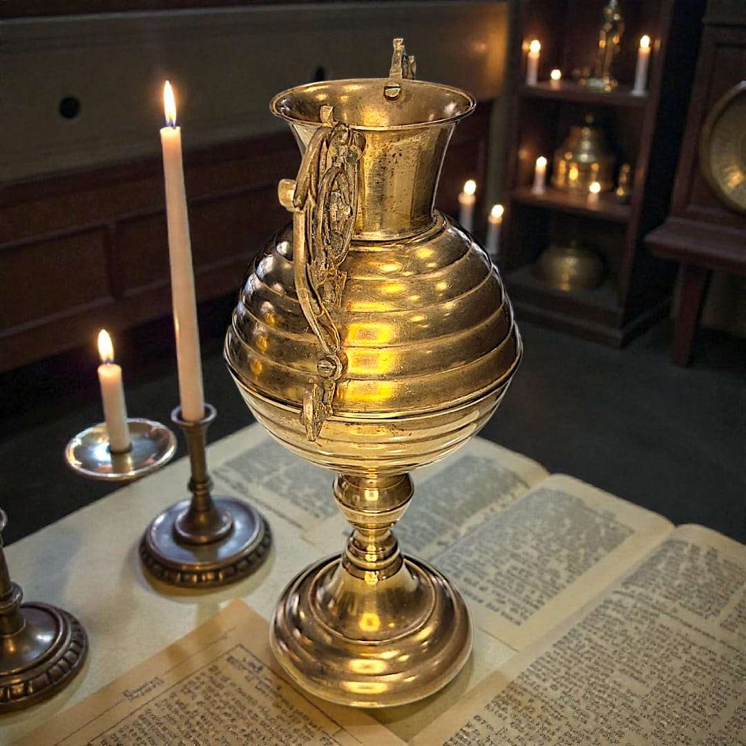 Hoy en día, los jarrones antiguos de metal dorado se valoran como objetos decorativos de alto nivel y piezas de colección.