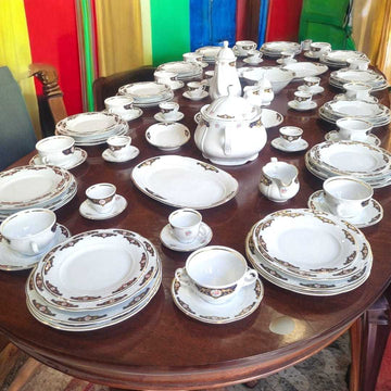 Vajilla de Bavaria, porcelana alemana – Juego completo de 107 piezas