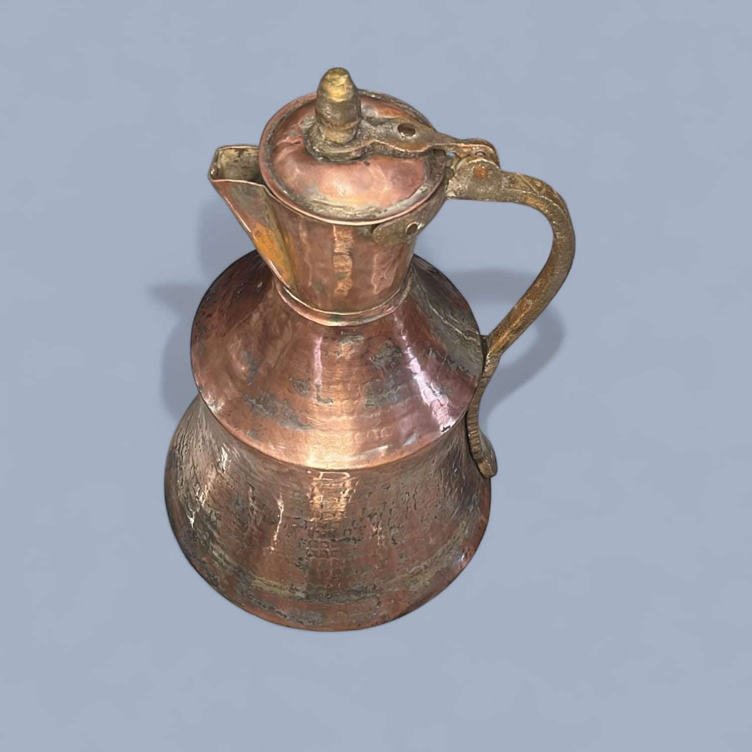 Su silueta estilizada, el vertedor pronunciado y la tapa articulada con cierre original ref